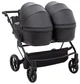 Коляска 2 в 1 для двойни Adamex Leo Duo Eco SA-2 черний - изображение 5