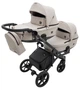 Коляска 2 в 1 для двойни Bair Kiwi DUO Soft BKD-33 капучино - изображение 2