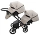 Коляска 2 в 1 для двойни Bair Kiwi DUO Soft BKD-33 капучино - изображение 6