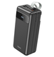 Повербанк HOCO J86B 60000mAh 22.5W швидка зарядка та ліхтар 4USB Чорний - зображення 5