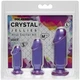 Набор анальных пробок Doc Johnson Crystal Jellies, Anal Starter Kit цвет фиолетовый (21798017000000000) - изображение 7