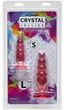 Комплект из 2х анальных пробок Doc Johnson Crystal Jellies Anal Delight Traner цвет красный (12651015000000000) - изображение 9
