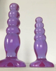 Комплект из 2х анальных пробок Doc Johnson Crystal Jellies Anal Delight Traner цвет фиолетовый (12651017000000000) - изображение 8