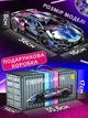 Конструктор технік машинка Lamborghini Sian FK937 Cyberpunk 2.0 на 1291 деталь в масштабі авто 1:14 Ламборджині модель спорткар FKP 37 в коробці чорна на пульті керування з мотором та акумулятором - зображення 5