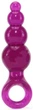 Анальная пробка Jolie Ripples Jelly Anal Plug Small цвет фиолетовый (15713017000000000) - изображение 1