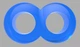 Двойное эрекционное кольцо Chisa Novelties Duo Cock 8 Ball Ring цвет голубой (20658008000000000) - изображение 1