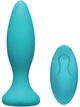 Силиконовая вибропробка Doc Johnson A-Play Vibe Beginner Rechargeable Silicone Anal Plug with Remote цвет бирюзовый (22343732000000000) - изображение 7