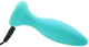 Силиконовая вибропробка Doc Johnson A-Play Vibe Adventurous Rechargeable Silicone Anal Plug with Remote цвет бирюзовый (22344732000000000) - изображение 5
