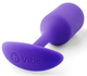 Профессиональная анальная пробка B-Vibe Snug Butt Plug 2 цвет фиолетовый (21792017000000000) - изображение 3