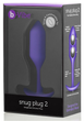 Профессиональная анальная пробка B-Vibe Snug Butt Plug 2 цвет фиолетовый (21792017000000000) - изображение 6