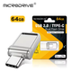 Двухсторонняя флешка USB и Type-C флешка Microdrive 64GB - изображение 2