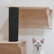 Защитная дряпка для кота Miao самоклеящийся разрезной коврик - когтеточка на диван / ножку стола / пол, 40х100 см, черный (101334314) - изображение 7