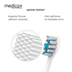 Набір ультразвукових зубних щіток Medica+ PROBRUSH 9.0 black + white - зображення 7
