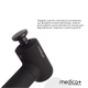 Перкусійний масажер для тіла і м'язів Medica+ MassHand Pro 4.0 Black - зображення 14
