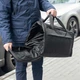 Спортивная мужская сумка с отделом для обуви TRIUMF Black на 53 л для тренировок и фитнеса - изображение 14