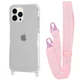 Чехол с ремешком VVave Clear Case with Strap для Apple iPhone 14 Pro Max pink sand - изображение 1