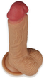Фалоімітатор Lovetoy Dual-Layered Platinum Silicone Nature Cock 8.5 колір тілесний (19578026000000000) - зображення 5