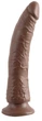 Фаллоимитатор коричневый Pipedream Basix Rubber Works Slim 7 (08547000000000000) - изображение 1