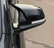 Чорные накладки на зеркала бокового вида BMW серии 1, 2, 3, 4, i3, i3S, X1, M2 (комплект) - изображение 2
