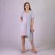 Халат и рубашка для беременных и кормления грудью размер 46/48 (M/L) Горох Tiana Серый - изображение 1