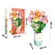 3D конструктор JIE-STAR 9065 RoseTulip Ensamble набор строительных блоков 1011 деталей пластиковый - изображение 4
