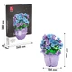 3D конструктор JIE-STAR 92360 Bell flower набор строительных блоков 372 детали пластиковый - изображение 3