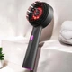 Расческа массажная электрическая для волос 72 зубца Scalp Massage, инфракрасный аккумуляторный массажер-гребешок для роста и против выпадения волос с емкостью для масел и 3 режимами работы Черный, MNS-54-Black - изображение 12