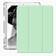 Чохол iPad 7/8/9 10.2" 2019-2021 | Air 3 10.5" | Pro 10.5" TPU Pen Slot Transparent light green - изображение 1