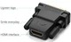 Адаптер UGREEN 20124 DVI 24+1 Male to HDMI Female (Black) (UGR-20124) двоспрямований - изображение 3