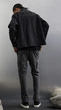 Чоловічі штани карго Slim Fit H&M (58142) L Темно-сірі - изображение 4