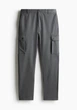 Чоловічі штани карго Slim Fit H&M (58142) L Темно-сірі - изображение 5
