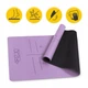 Килимок (мат) спортивний 4FIZJO PU 183 x 61 x 0.4 см для йоги та фітнесу Violet (P-5907739319548) - зображення 7