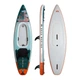 Каяк Aqua Marina Cascade All-around SUP-Kayak hybrid board 1-person 3.4 m / 20 cm with 2-in-1 paddle White/Blue (1053-BT-24CAP) - изображение 2