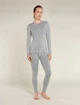 Термоштани Icebreaker W Mer 260 Vertex Leggings On-Piste Snow White XS (1052-IB0 A57 4G598 XS) - зображення 4