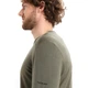 Термокофта Icebreaker 200 Oasis LS Crewe Ski Stripes Men Loden Heather XL (1052-IB0 A56 HU069 XL) - зображення 5