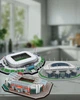 Набор 3D пазлов HomyWay "Стадионы Манчестер Сити, Олд Траффорд и Ювентус Стедиум" - реалистичные модели для сборки вручную 1052 - изображение 8