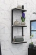 Настінна полиця в стилі лофт EcoLoft DSP-1173 Дуб Кортона - зображення 1