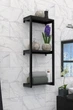 Настенная полка в стиле лофт EcoLoft Elevia DSP-1174 Черный - изображение 1