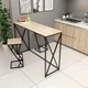 Барный стол в стиле лофт EcoLoft DSP-1176 Дуб Сонома - изображение 3