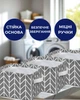Кошик з кришкою HomyWay набір 3 шт сірий 20x16x14 см - зображення 4