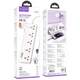 Подовжувач Hoco AC14A Rico PD30W (3USB-A/1C/5xSocket) (1.5m) White - зображення 6