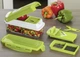 Овочерізка Найсер Дайсер, Nicer Dicer Plus подрібнювач, 11 видів шатківниці, для овочів, фруктів - зображення 7