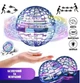 Светящийся летающий шар Flying spinner FlyNova Gyrosphere, детский круглый спиннер игрушка, мяч-бумеранг - изображение 3