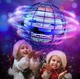 Светящийся летающий шар Flying spinner FlyNova Gyrosphere, детский круглый спиннер игрушка, мяч-бумеранг - изображение 7