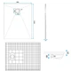 Душовий піддон REA MAGNUM 80x100 GREY - изображение 6
