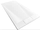 Душовий піддон REA BAZALT 80x100 WHITE - изображение 4