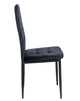 Стул для кухни N-66-2 Vetro Mebel Черный/Черный (металл/велюр) (N-66-2-black-velvet) - изображение 3