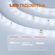 Зеркало с подсветкой для ванной комнаты настенное смарт зеркало LED с подогревом и дисплеем 70х90 см BRS - изображение 5