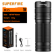 Ліхтар ручний акумуляторний M35 SuperFire 430 Lumen IP44 - зображення 7