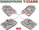 Збірна модель 1/35 Танк Т-55AMD система активного захисту "Drozd" RFM RM-5091 - изображение 3